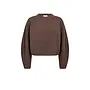 Alvia Barrel Sleeve Knit - Brown