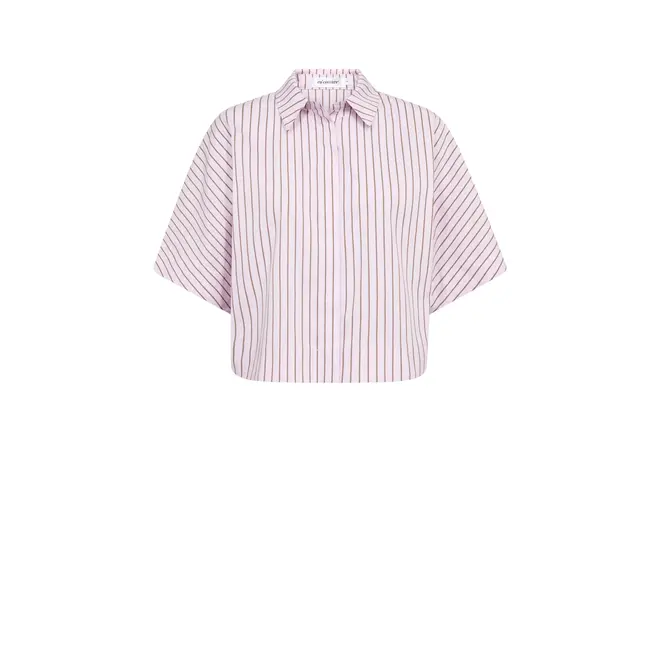 Sigrid Stripe Shirt - Rosebloom