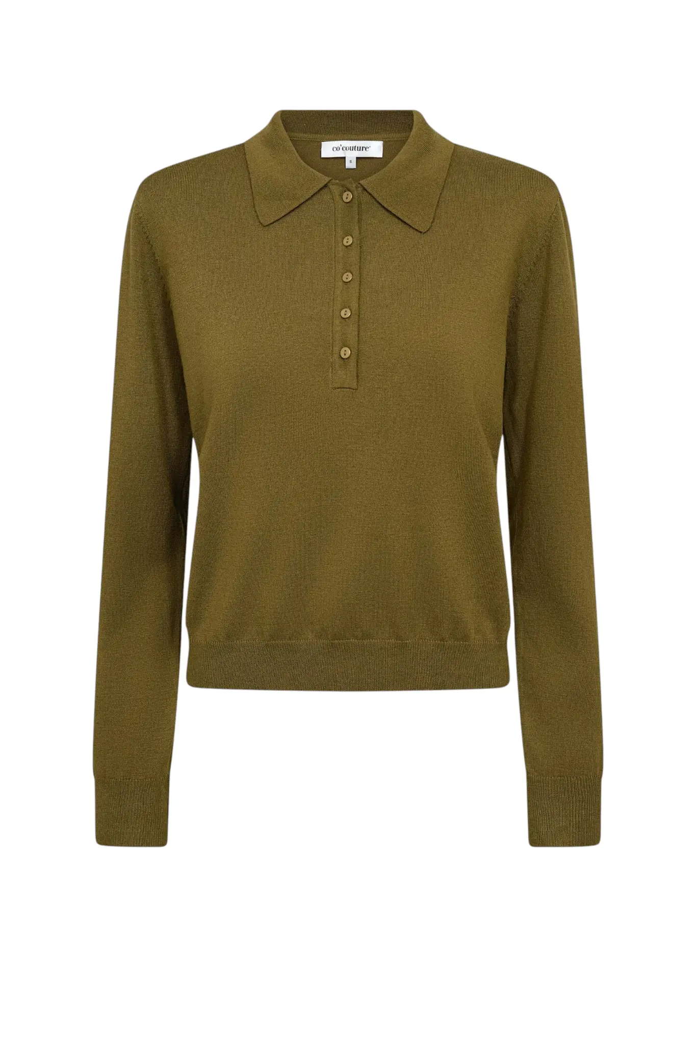 Cory Padded Polo Knit - Fem Green