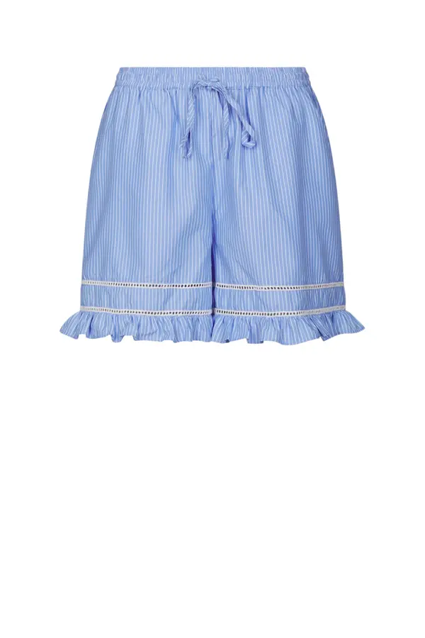 Amansa Stripe Shorts - Light Blue