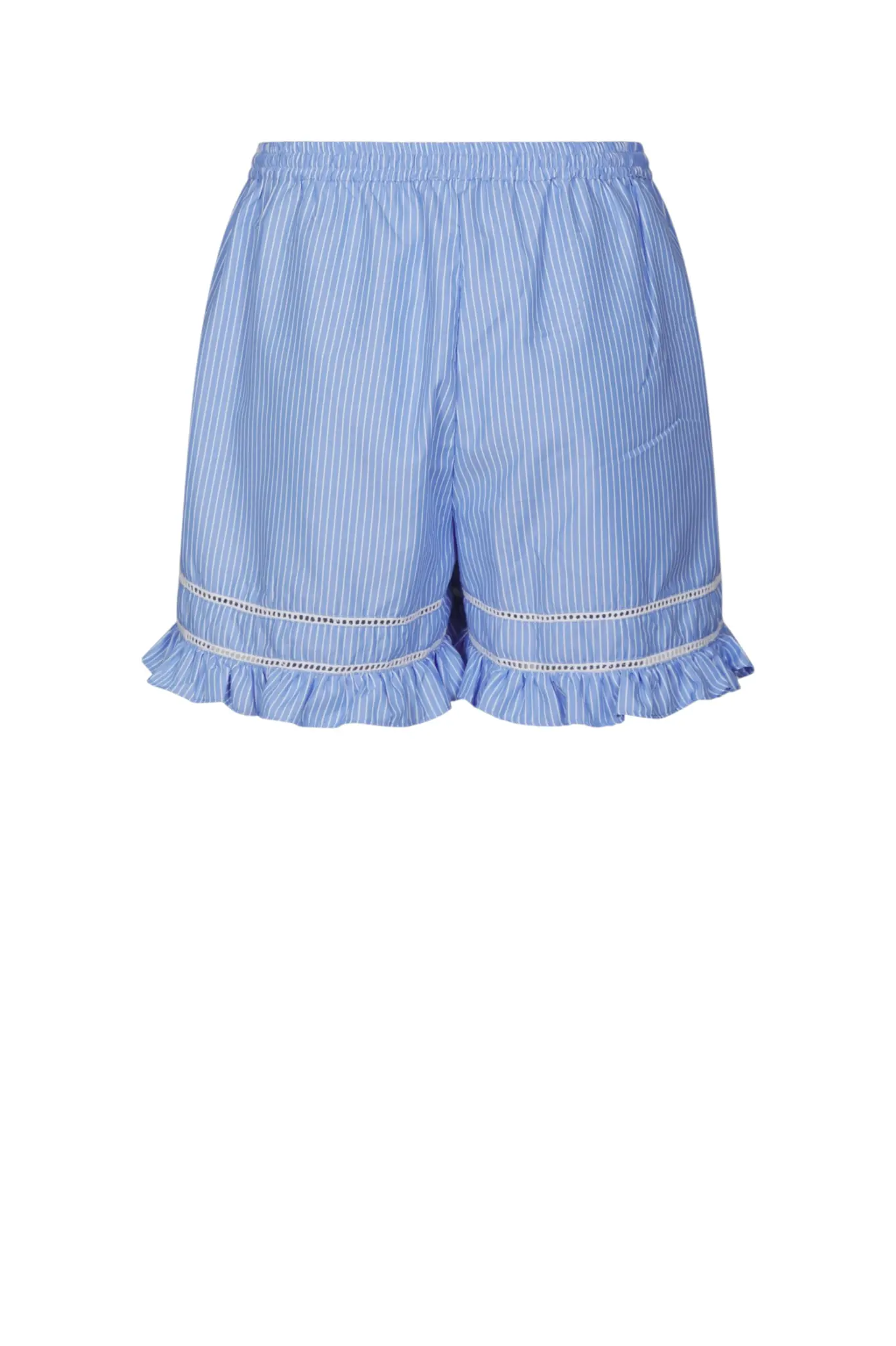 Amansa Stripe Shorts - Light Blue