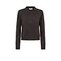 Cory Padded Polo Knit - Dark Brown