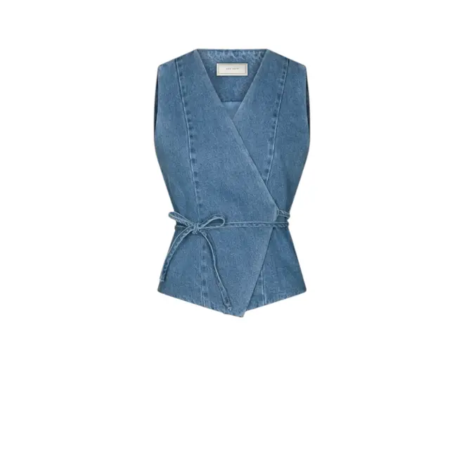 Samara Denim Waistcoat - Blue