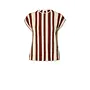 Lina SL Knit O-Neck - Birch/Cherry Mah