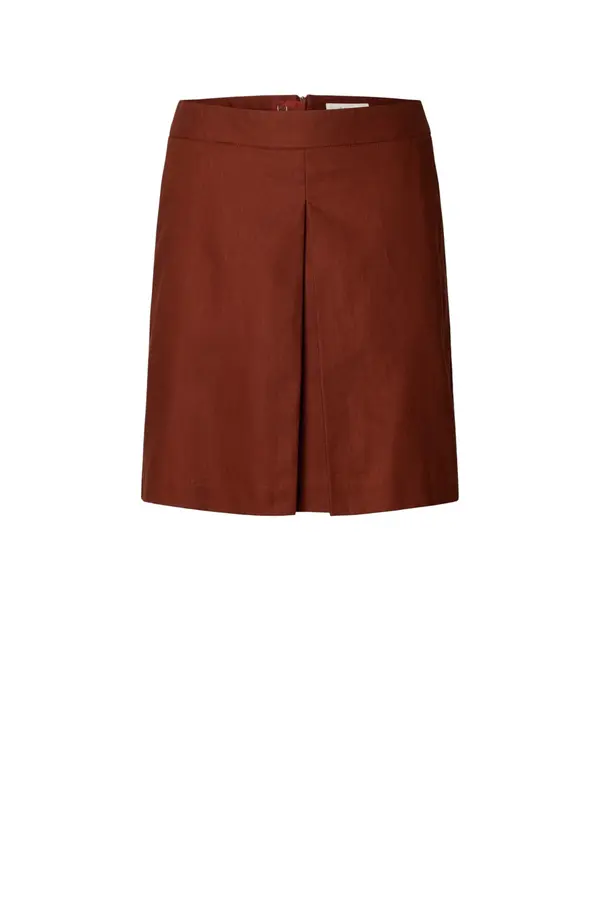 Vilka HW Short Skirt - Cherry Mahogany