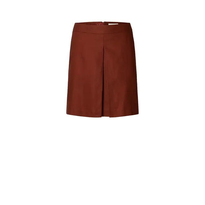 Vilka HW Short Skirt - Cherry Mahogany