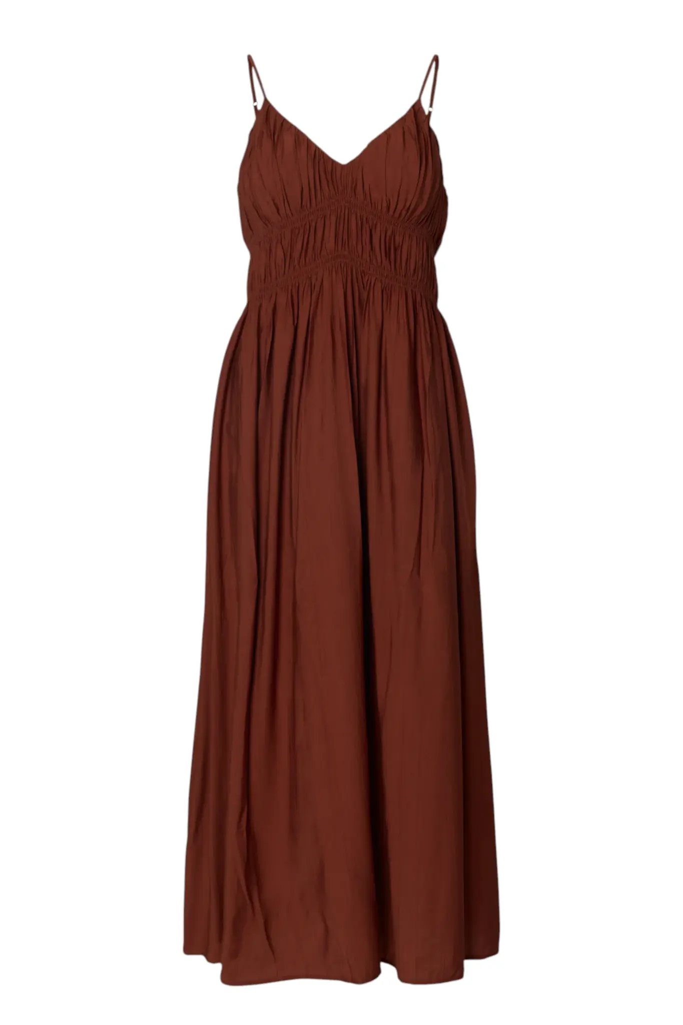 Jackie Regular Strap Ankle Dress - Cherry Mahogany
