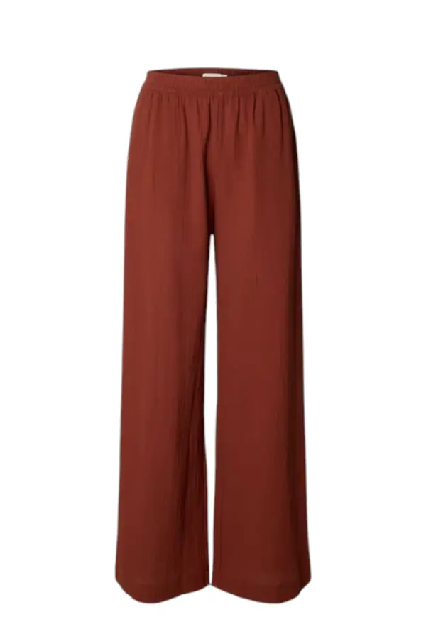 Finnie MW Wide Sun Pant - Cherry Mahogany