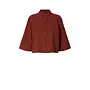 Finnie Relaxed 3/4 Sun Shirt - Cherry Mahogany