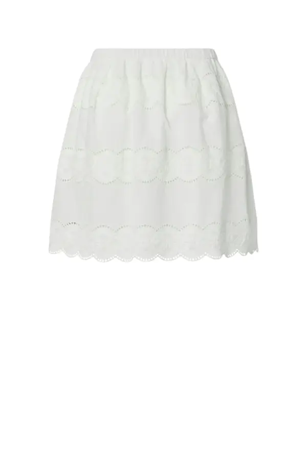Lill Hw Skirt - Off White