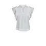 Jayla Voile Top - White