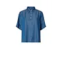 Janna 2/4 Polo Shirt - Medium Blue Denim