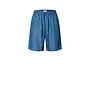 Janna MW Elastic String Shorts - Medium Blue Denim