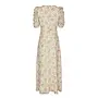 Vira Floral Dress - Creme