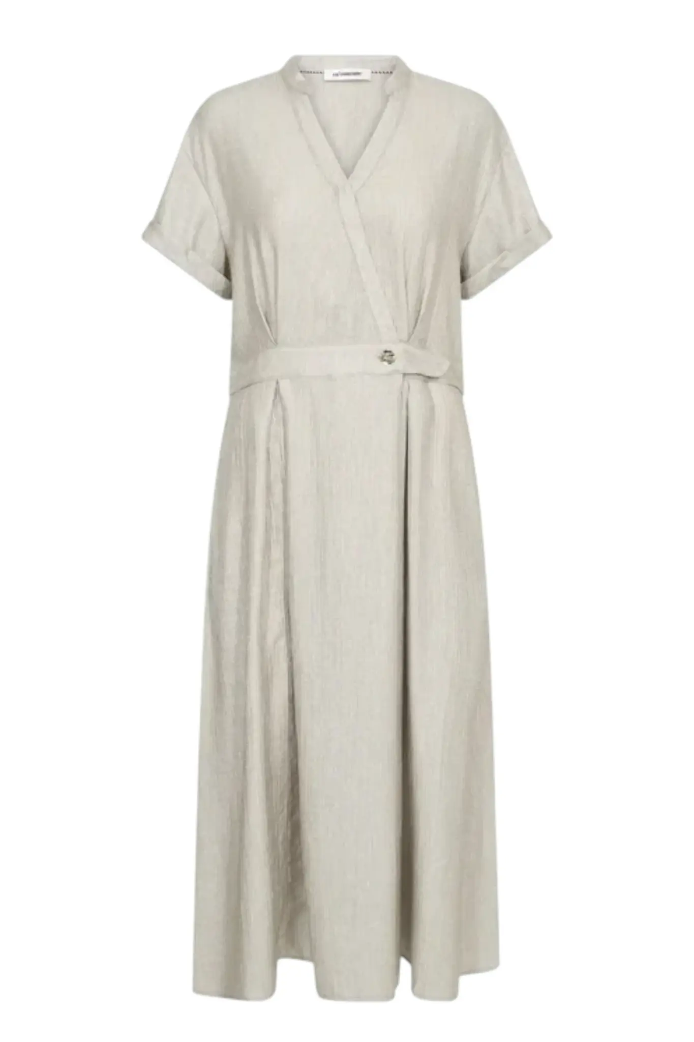 Cher Wrap Dress - Silver