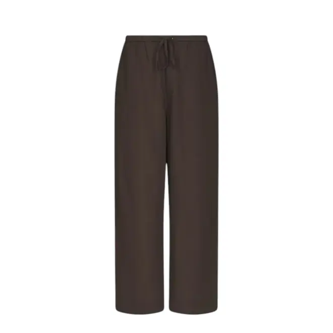 Heifa Linen Pants - Dark Brown