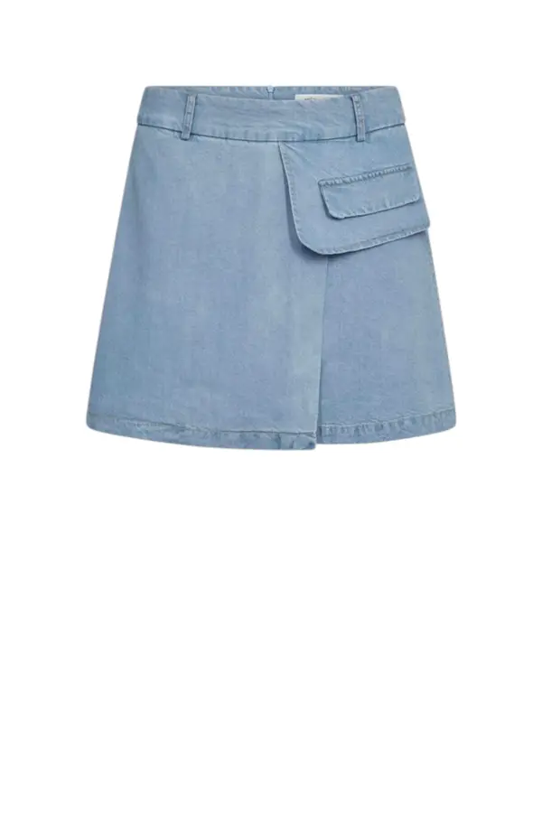 TillyCC Pocket Skirt - Light Denim