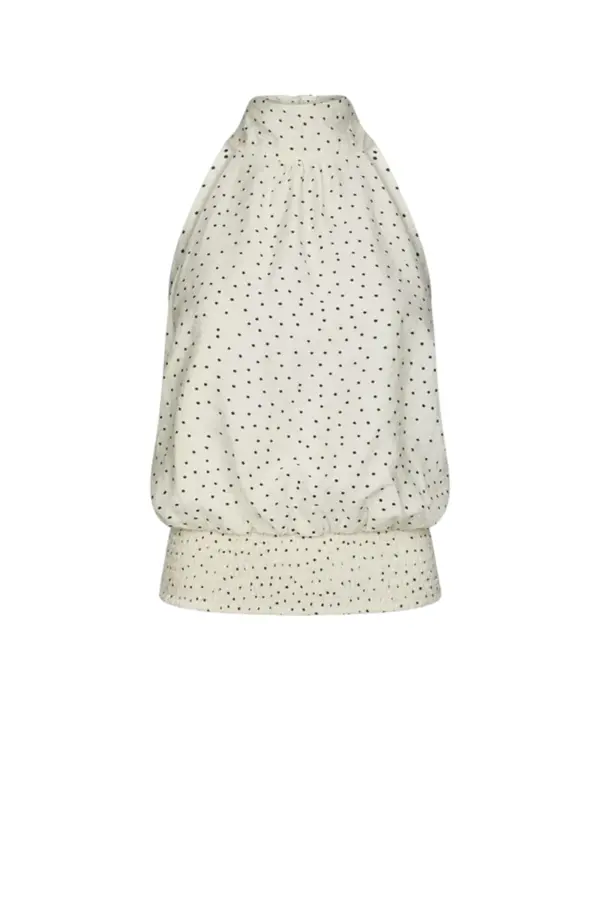 Jos Mini Dot Top - Off White