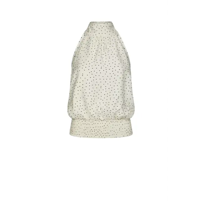 Jos Mini Dot Top - Off White