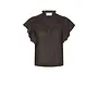 Vinsa Voile Top - Dark Brown