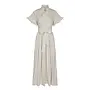 Nellie Wide Stripe Dress - Ivory