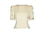 Benua Heavy Sateen Blouse - Light Yellow