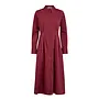 Sanna Shirt Long Dress - Berry Red