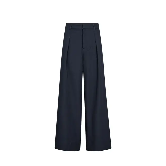 Luna Pleat Pant - Navy