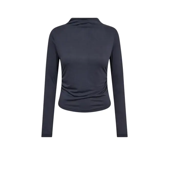 CamillaCC Padded LS Blouse - Dusty Blue