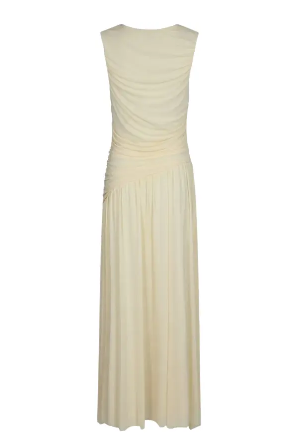 Cludine Mesh Dress - Light Yellow