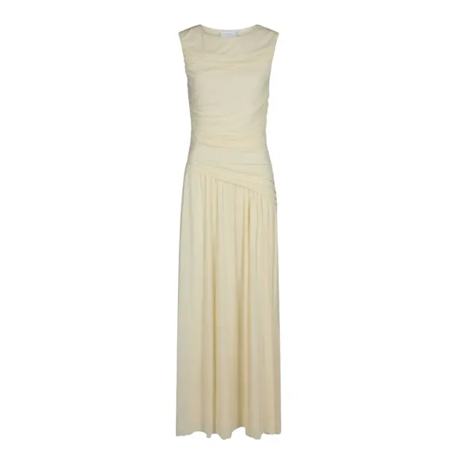 Cludine Mesh Dress - Light Yellow