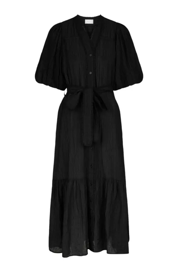 Magarita Crepe Dress - Black