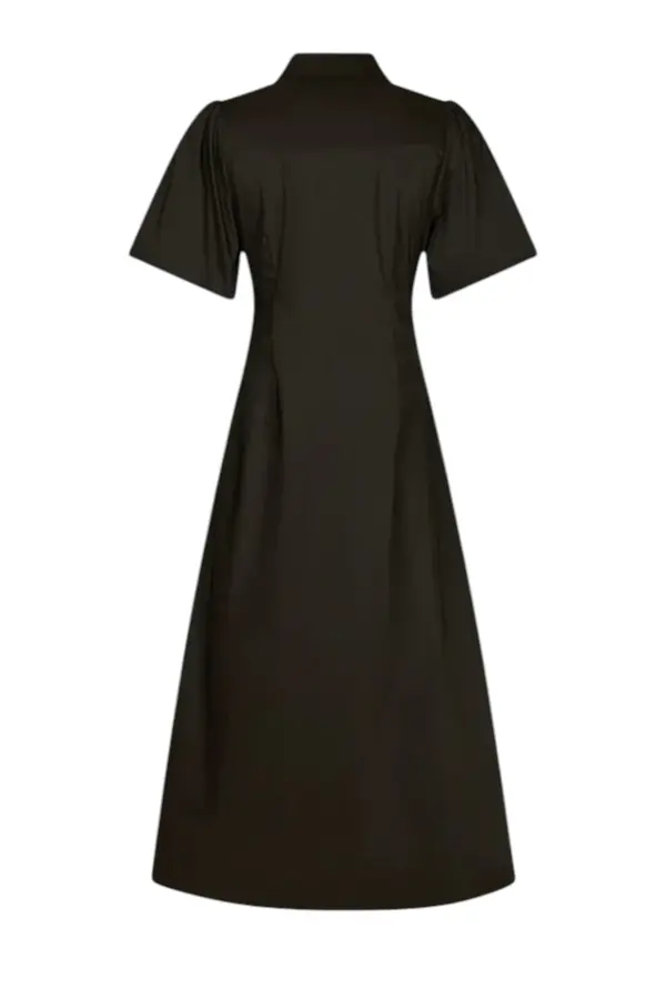 Baia Poplin Dress - Chocolate Brown