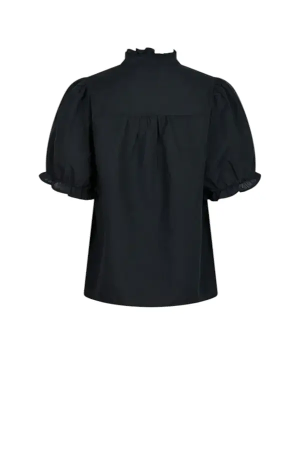Odesa Linen Blouse - Navy
