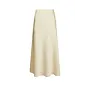 Vicky Heavy Sateen Skirt - Light Yellow