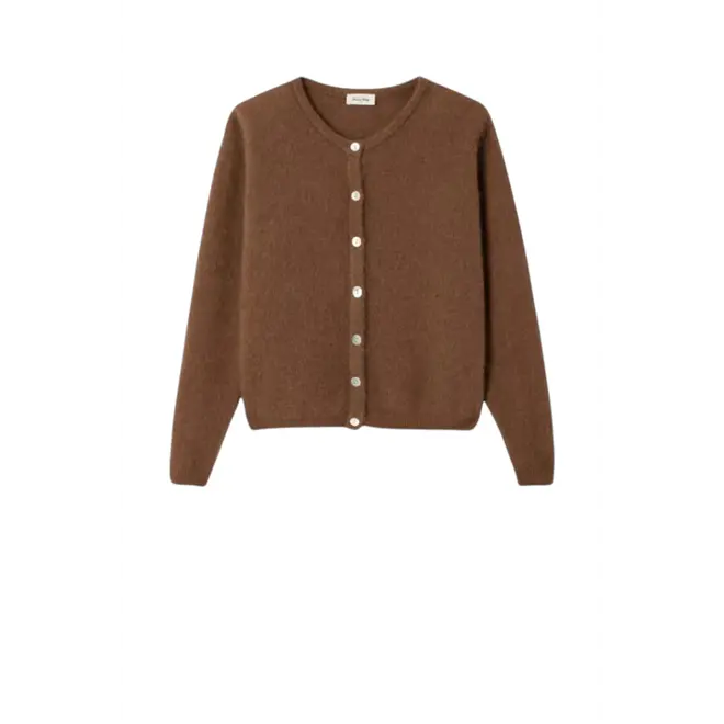 Vitow Cardigan - Chocolate Chine