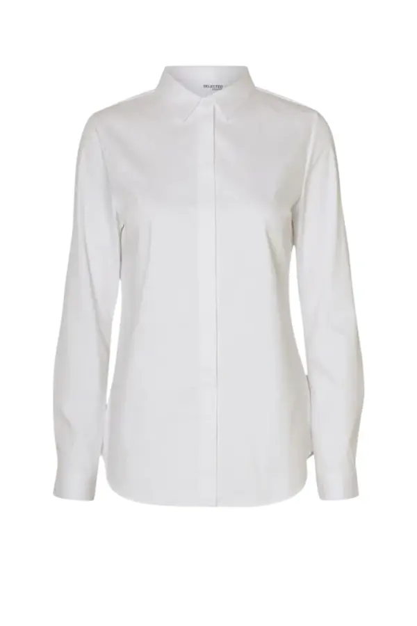 Romie LS Fitted Shirt Noos - Bright White