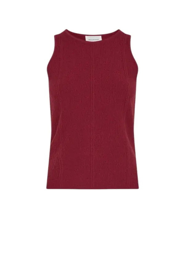 Charlitta SL Top - Rhubarb