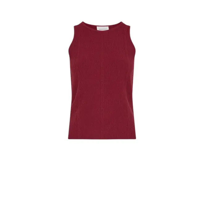 Charlitta SL Top - Rhubarb
