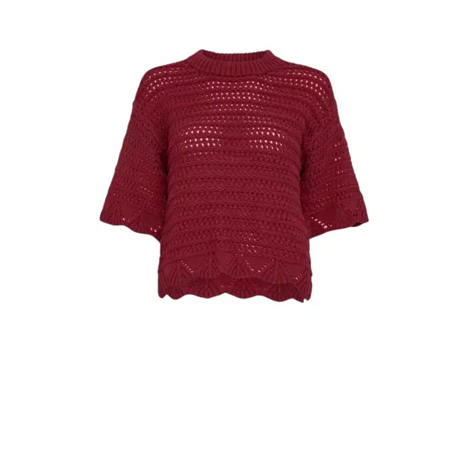 Tabitha Fairyn Pullover - Rhubarb