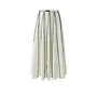 Striped Midi Skirt - White/Black