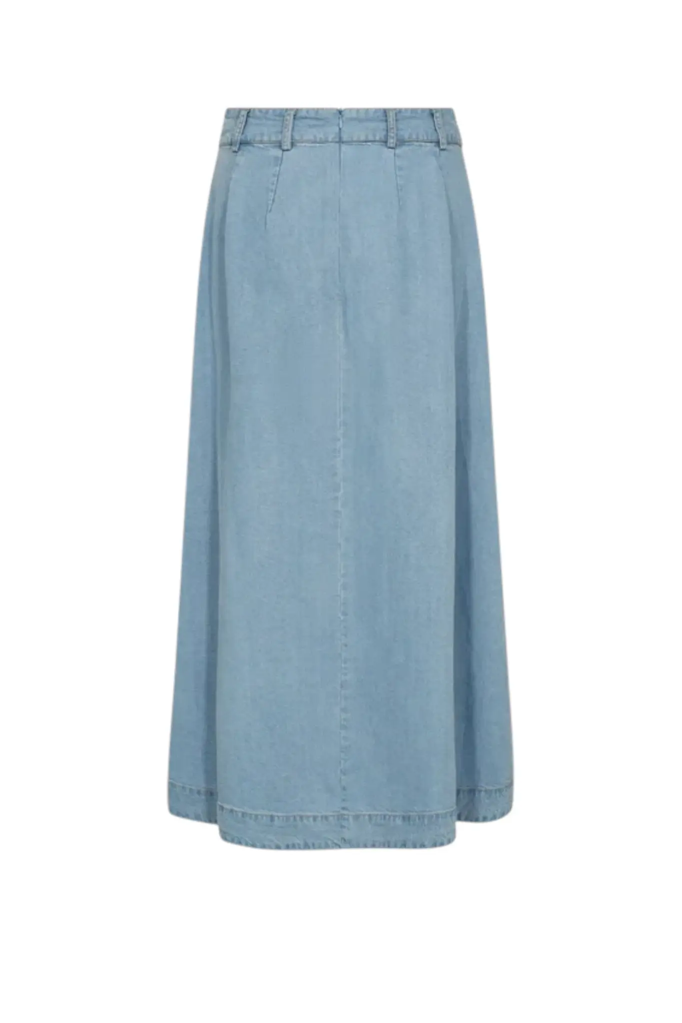 Tilly Anya Pleat Skirt - Fade Denim