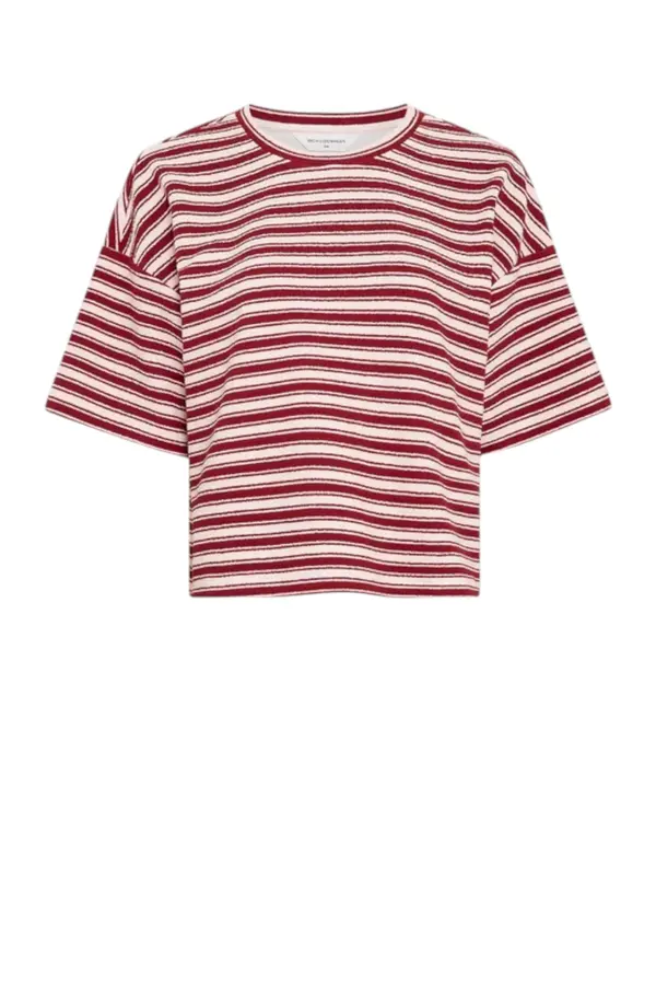 Cessalia Tee Stripe - Lotus Rhubarb