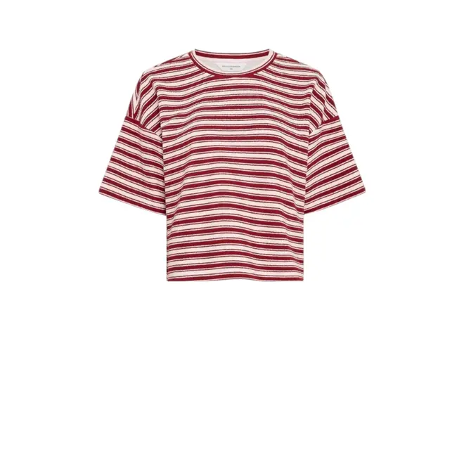 Cessalia Tee Stripe - Lotus Rhubarb