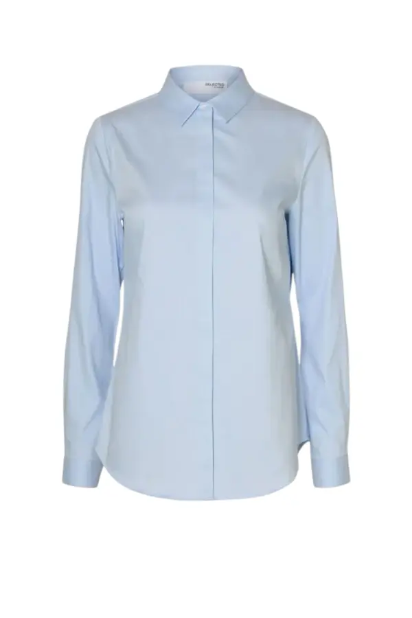 Romie LS Fitted Shirt Noos - Light Blue