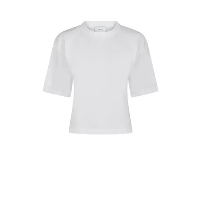 Asha Boxy Tee - White