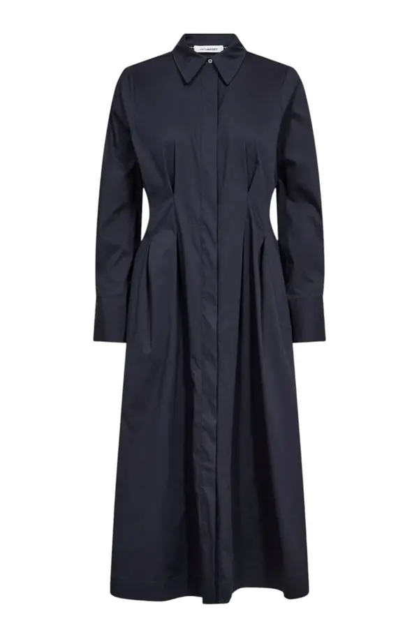 SannaCC Shirt Long Dress - Navy