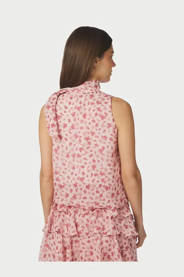 Veda Flower Top  - Dusty Roze