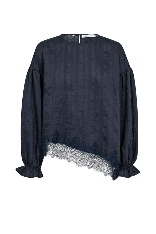 MelliCC Lace Blouse - Navy