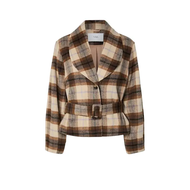 Cody LS Belted Jacket - Brown
